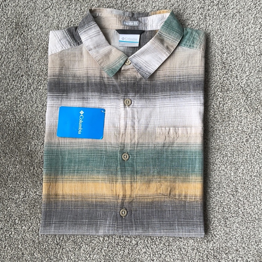 Authentic Columbia Under Exposure Yarn-Dye Shirt